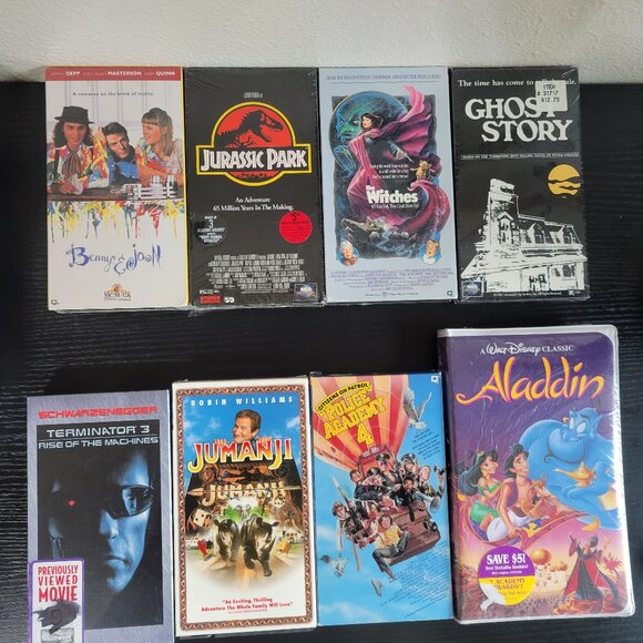 8-Pack VHS Bundle Assorted Movies New & Used - Picture 1 of 7